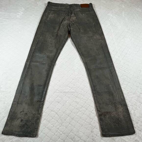 NWOT RALPH LAUREN Purple Label - 750 Coated Ankle Straight Jeans - size 30